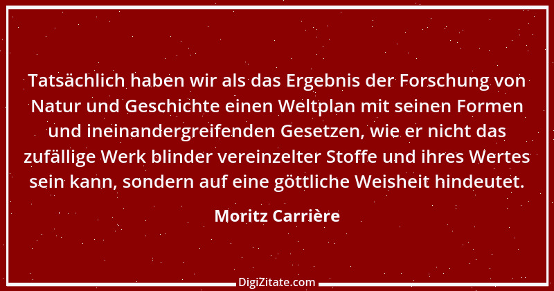 Zitat von Moritz Carrière 20