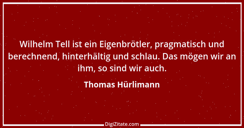 Zitat von Thomas Hürlimann 3