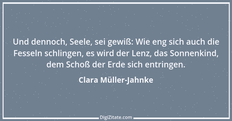 Zitat von Clara Müller-Jahnke 1