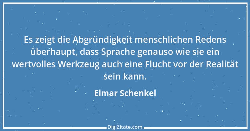 Zitat von Elmar Schenkel 108