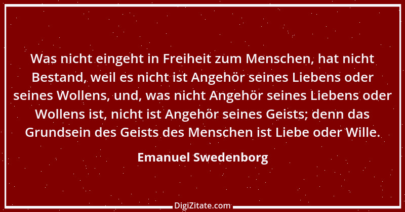 Zitat von Emanuel Swedenborg 1