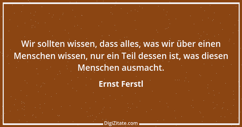 Zitat von Ernst Ferstl 1336