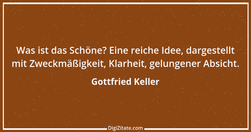 Zitat von Gottfried Keller 142