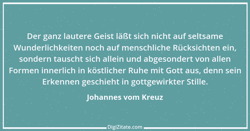 Zitat von Johannes vom Kreuz 19