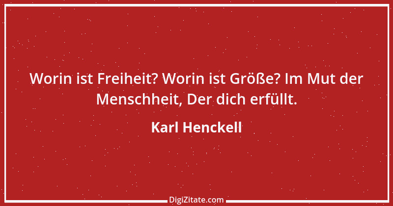 Zitat von Karl Henckell 6