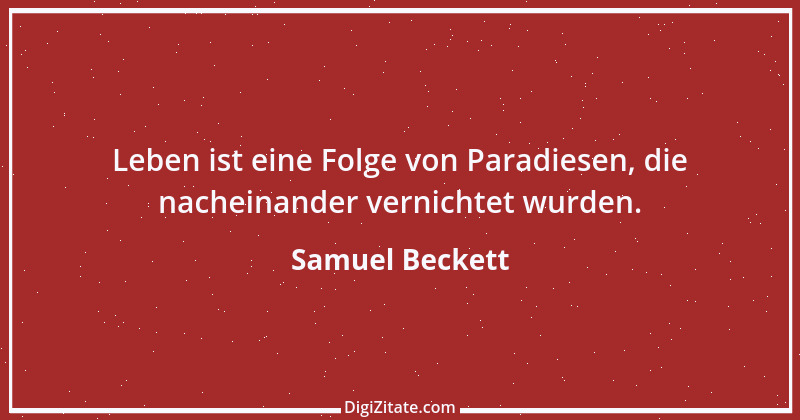 Zitat von Samuel Beckett 1