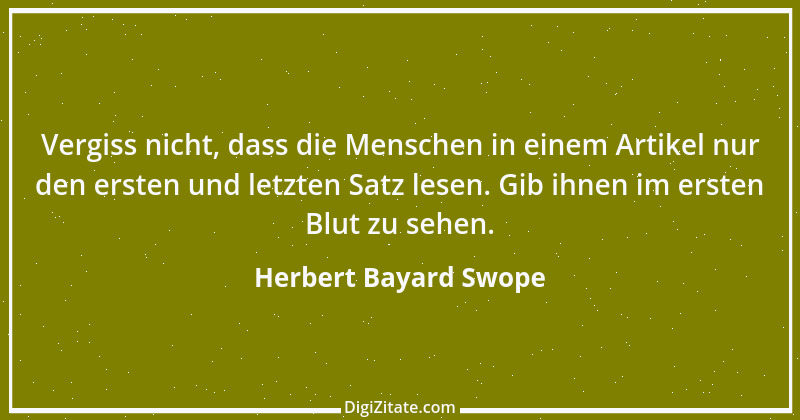 Zitat von Herbert Bayard Swope 1