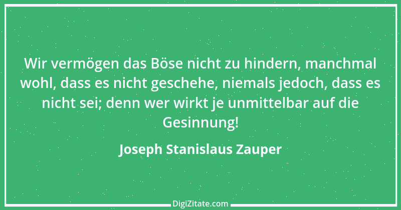 Zitat von Joseph Stanislaus Zauper 66