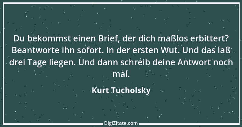 Zitat von Kurt Tucholsky 284