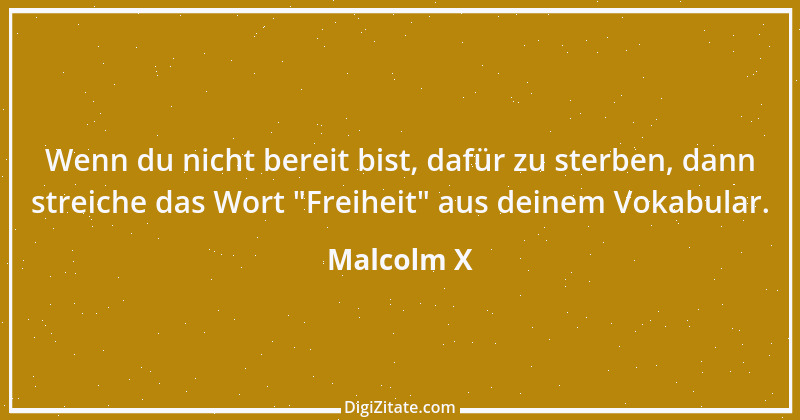 Zitat von Malcolm X 2