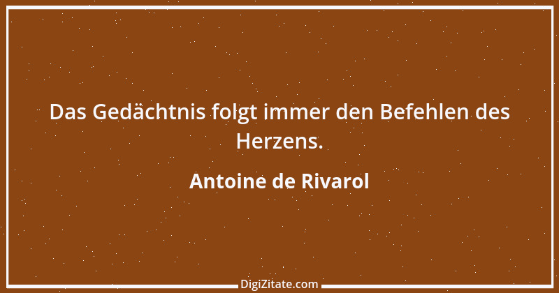 Zitat von Antoine de Rivarol 42