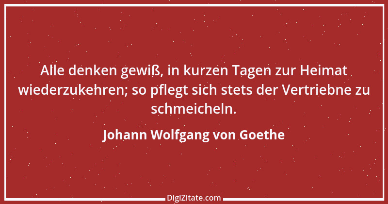 Zitat von Johann Wolfgang von Goethe 1896