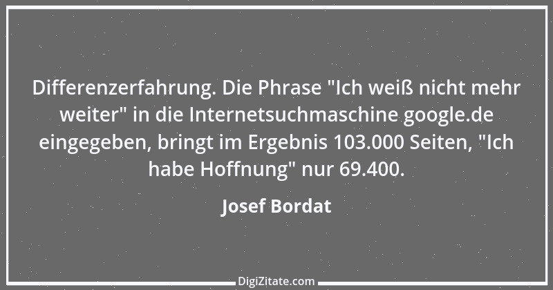 Zitat von Josef Bordat 3