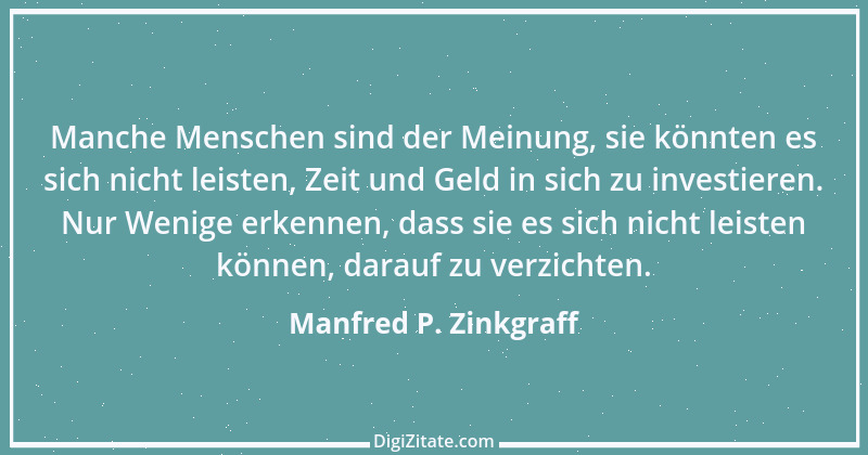 Zitat von Manfred P. Zinkgraff 3