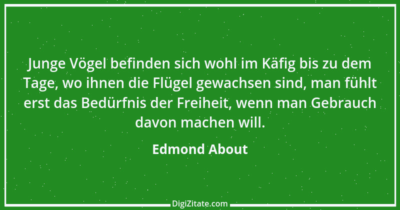 Zitat von Edmond About 7