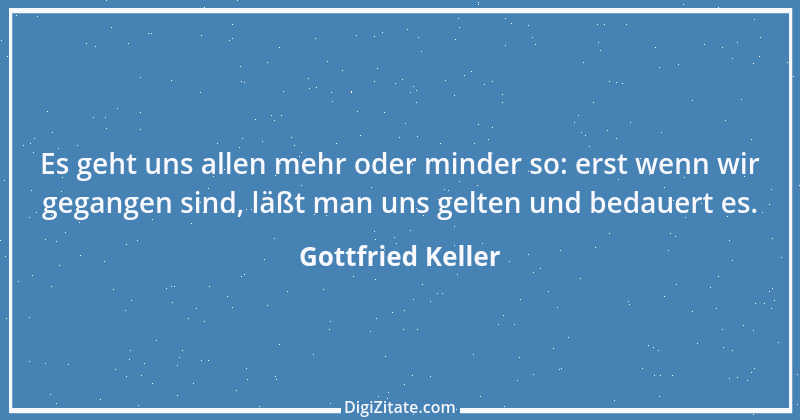 Zitat von Gottfried Keller 144