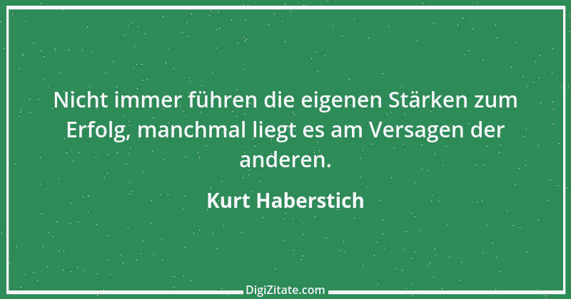 Zitat von Kurt Haberstich 100