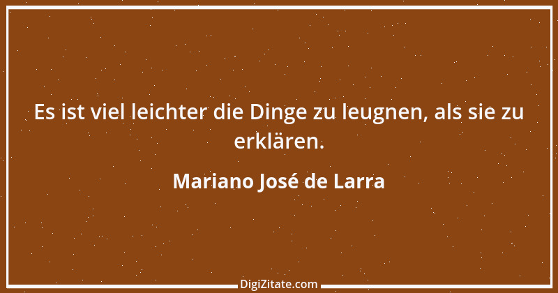 Zitat von Mariano José de Larra 1