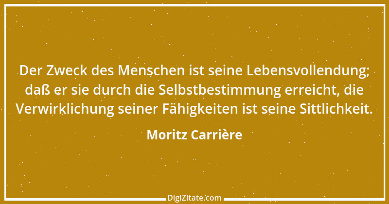 Zitat von Moritz Carrière 23