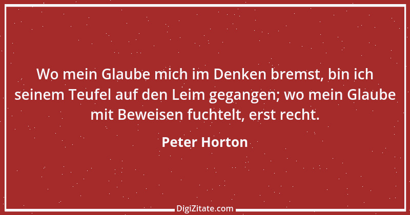 Zitat von Peter Horton 20