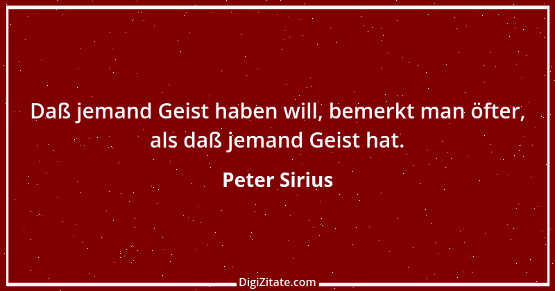 Zitat von Peter Sirius 297