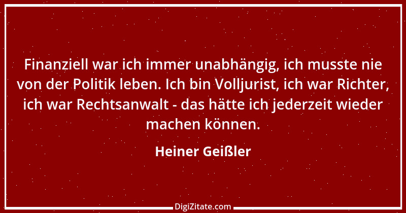 Zitat von Heiner Geißler 17