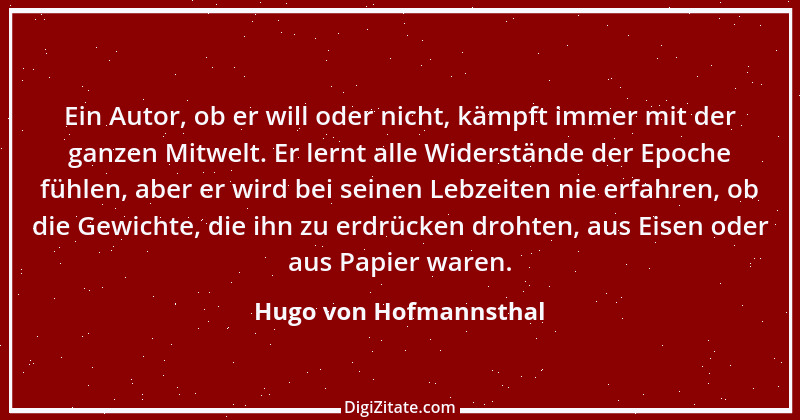 Zitat von Hugo von Hofmannsthal 37