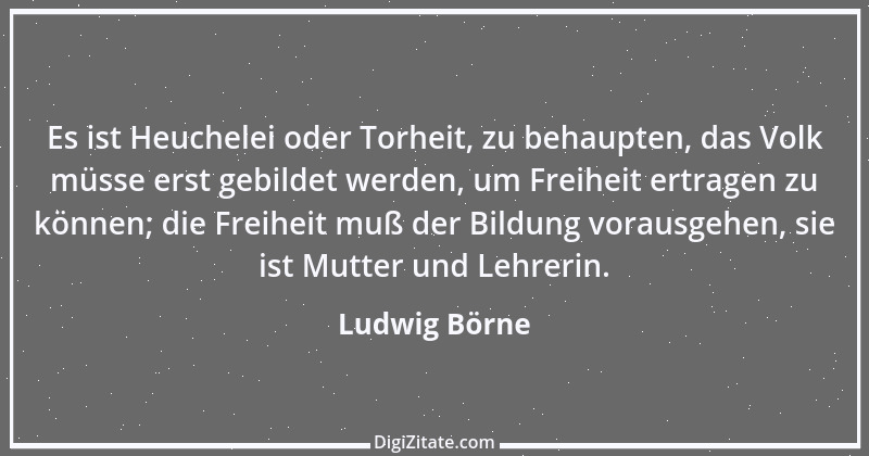 Zitat von Ludwig Börne 20