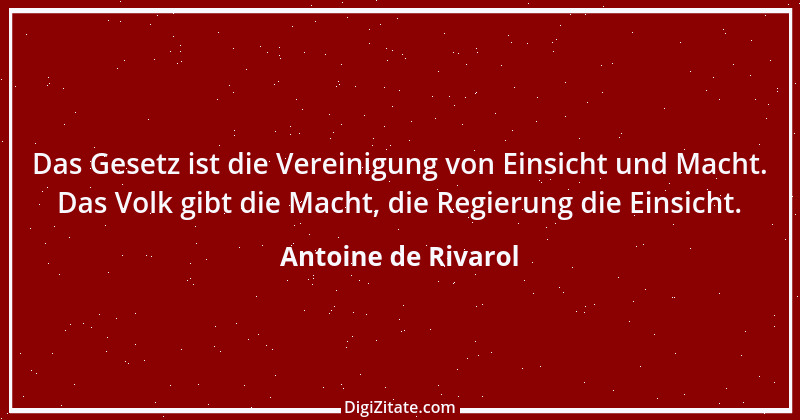 Zitat von Antoine de Rivarol 45