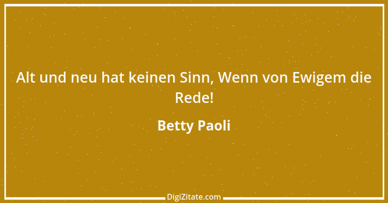 Zitat von Betty Paoli 2