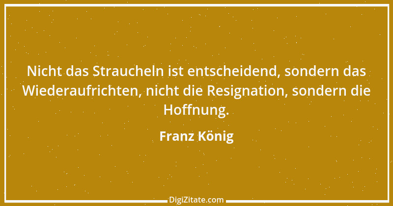 Zitat von Franz König 8