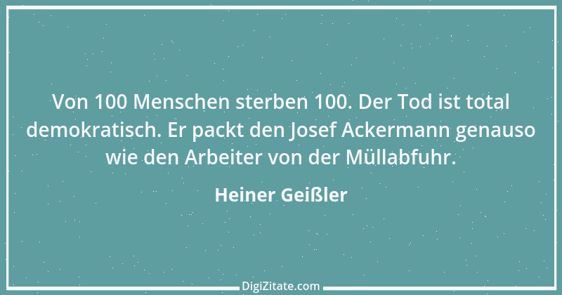 Zitat von Heiner Geißler 18