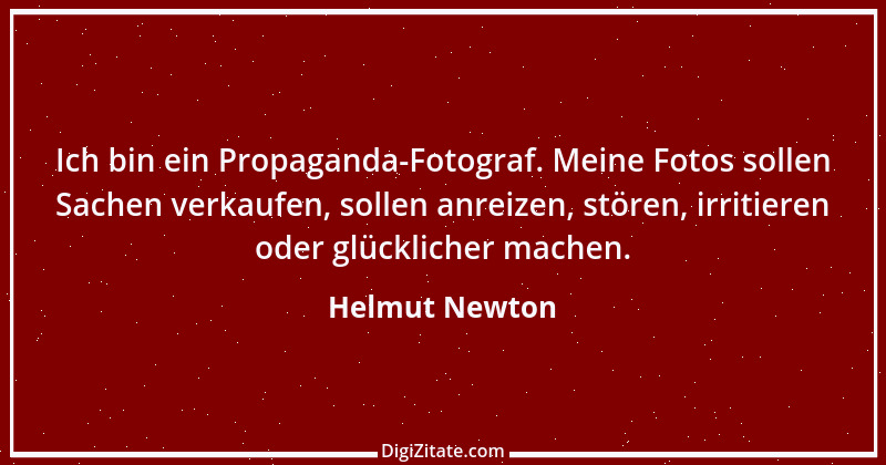 Zitat von Helmut Newton 14