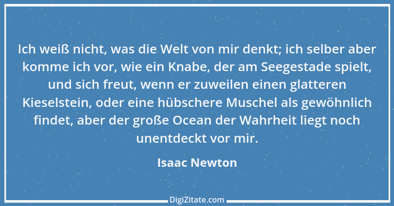 Zitat von Isaac Newton 2