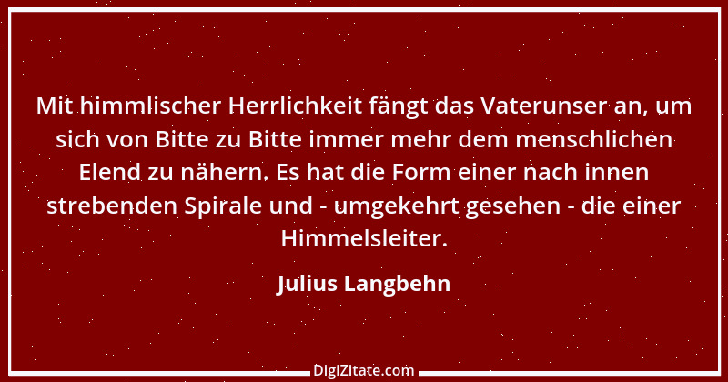 Zitat von Julius Langbehn 10