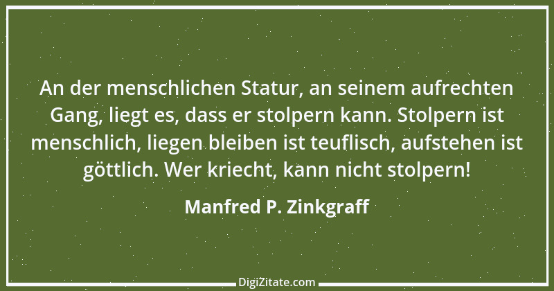 Zitat von Manfred P. Zinkgraff 6