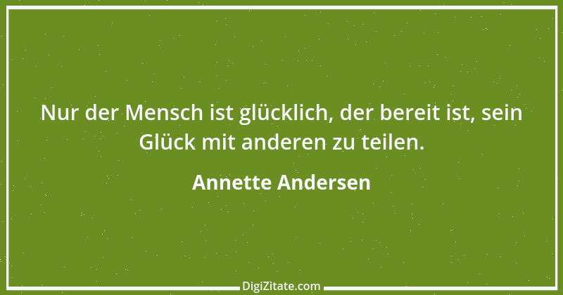 Zitat von Annette Andersen 1