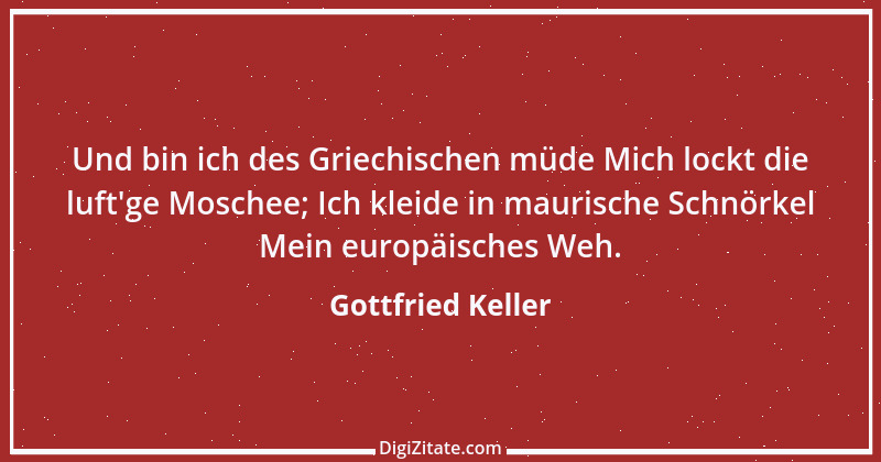 Zitat von Gottfried Keller 147