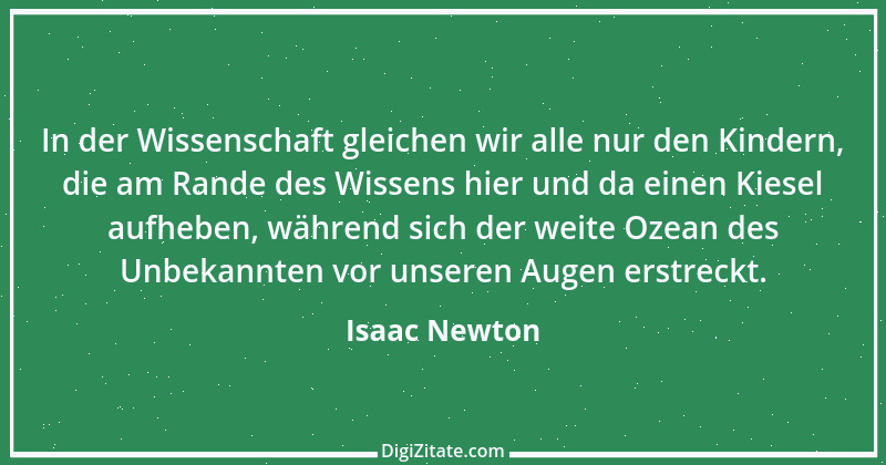 Zitat von Isaac Newton 3