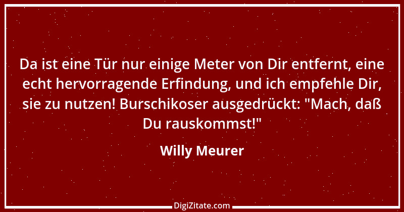 Zitat von Willy Meurer 201