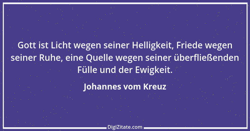 Zitat von Johannes vom Kreuz 25