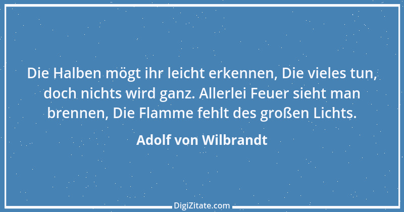 Zitat von Adolf von Wilbrandt 1