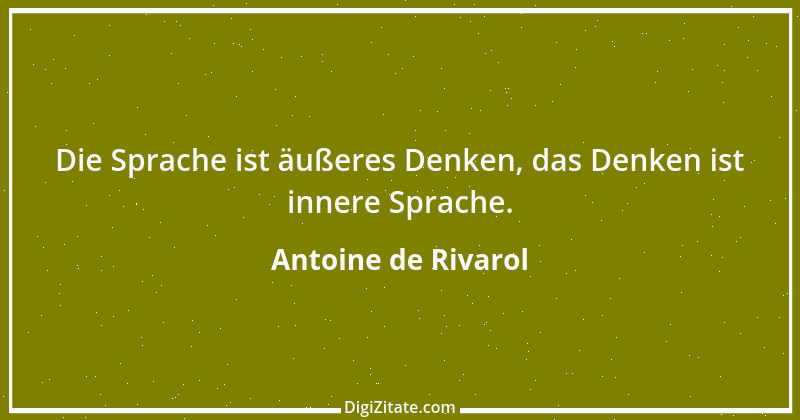 Zitat von Antoine de Rivarol 48