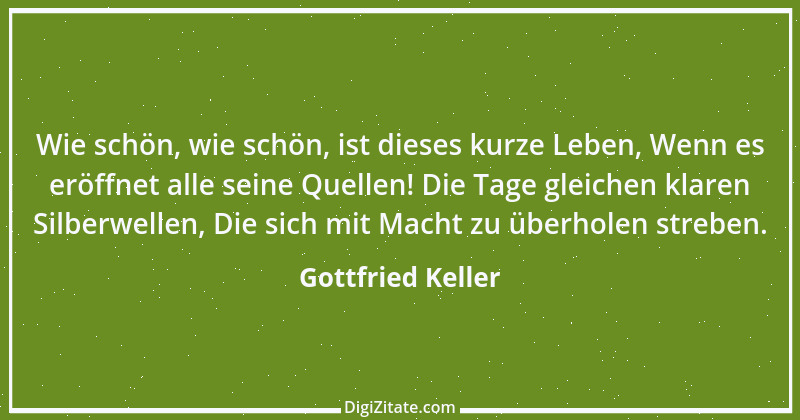 Zitat von Gottfried Keller 149