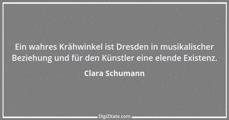 Zitat von Clara Schumann 7