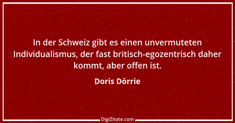 Zitat von Doris Dörrie 4