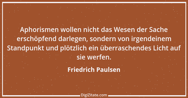 Zitat von Friedrich Paulsen 10