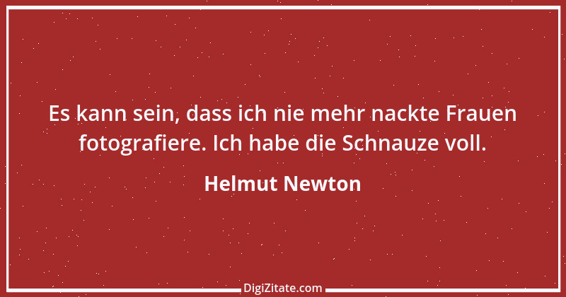 Zitat von Helmut Newton 18