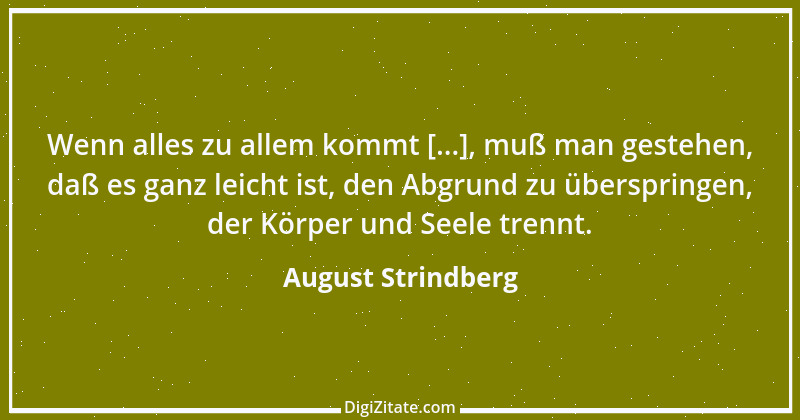 Zitat von August Strindberg 88