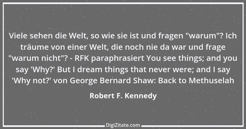 Zitat von Robert F. Kennedy 12